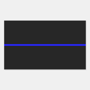 The Symbolic Thin Blue Line Decor Sticker