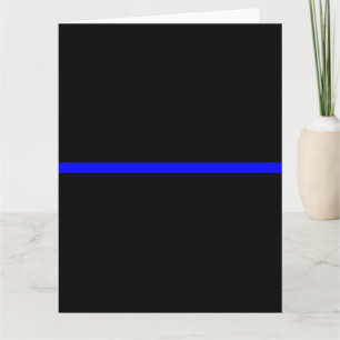 The Symbolic Thin Blue Line Graphic Card