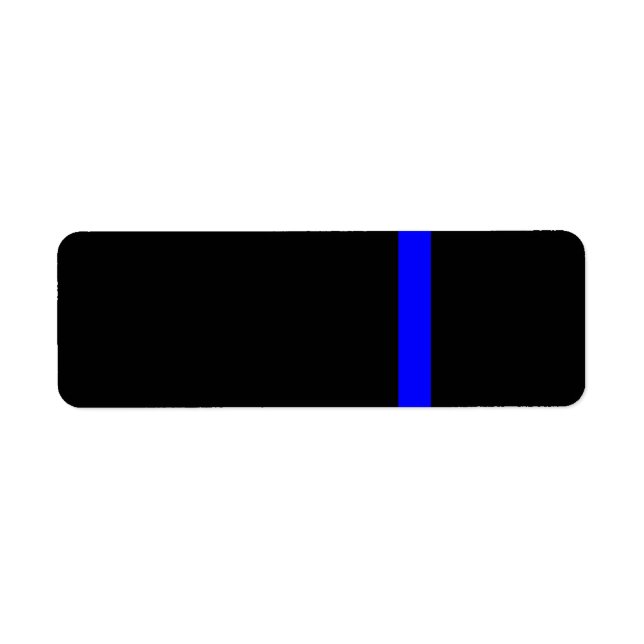 The Symbolic Thin Blue Line on Black (Front)