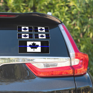 The Symbolic Thin Blue Line on Canadian Flag