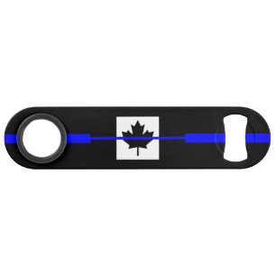 The Symbolic Thin Blue Line on Canadian Flag Bar Key