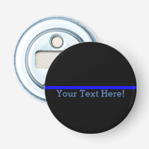 The Symbolic Thin Blue Line Personalize This Bottle Opener