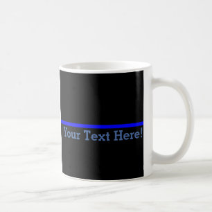 The Symbolic Thin Blue Line Personalize This Coffee Mug