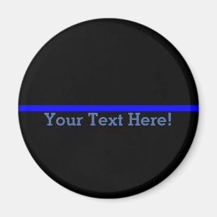 The Symbolic Thin Blue Line Personalize This Magnet