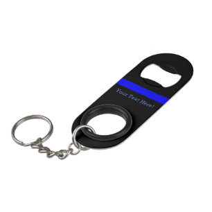 The Symbolic Thin Blue Line Personalize This Mini Bottle Opener