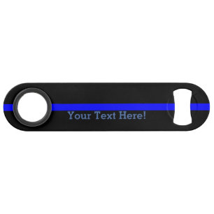 The Symbolic Thin Blue Line Personalize This Speed Bottle Opener