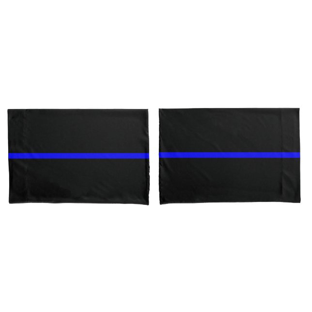 The Symbolic Thin Blue Line Pillowcase (Front-Set)