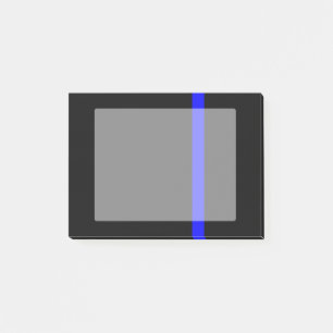 The Symbolic Thin Blue Line Vertical Post-it Notes