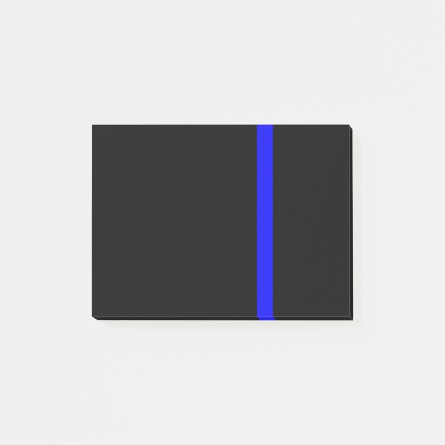 The Symbolic Thin Blue Line Vertical Post-it Notes (Front)