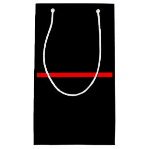 The Symbolic Thin Red Line Concept Small Gift Bag