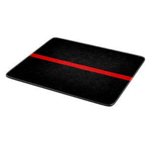 The Symbolic Thin Red Line Graphic Cutting Board