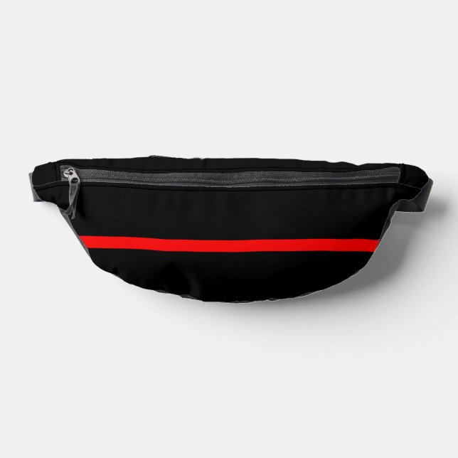 The Symbolic Thin Red Line Statement on a Fanny Pack (Lay Down)