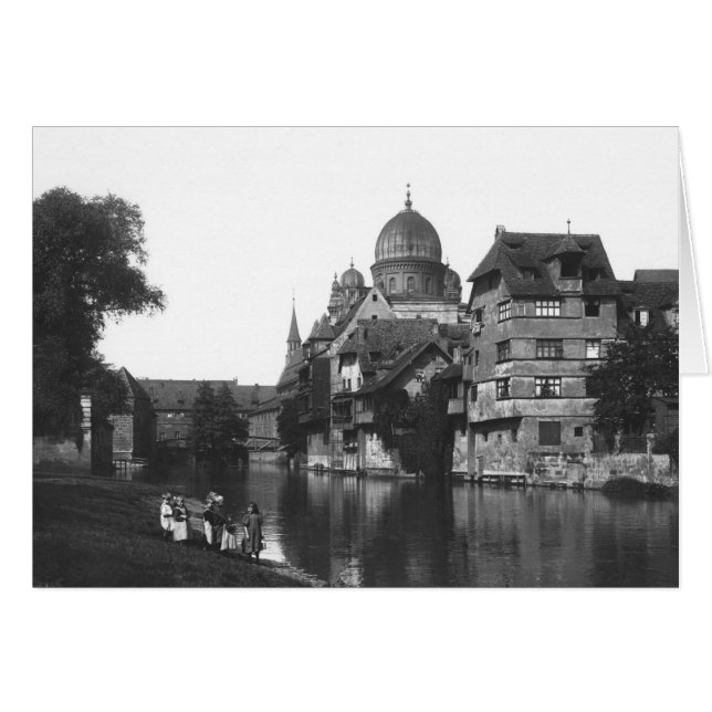 The synagogue at Nuremberg, c.1910 (Front Horizontal)