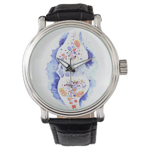 The synapse and the nerve impulse canvas print rou watch