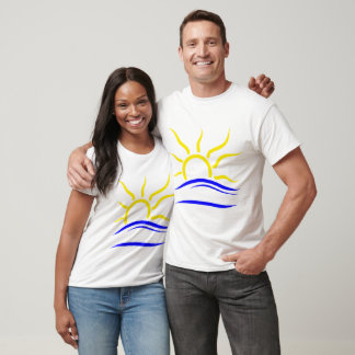 The T-shirt with the naturist symbol