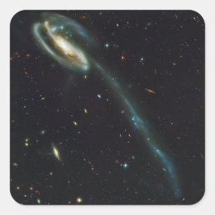 The Tadpole Galaxy UGC 10214 Square Sticker