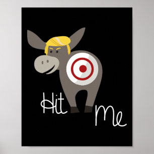 The Tail On The Donkey Trump  Poster