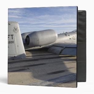 The tail section of an A-10 Thunderbolt II Binder
