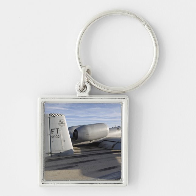 The tail section of an A-10 Thunderbolt II Keychain (Front)