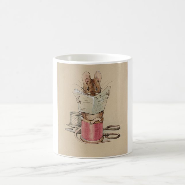 The Tailor Mouse (by Beatrix Potter) Coffee Mug (Center)
