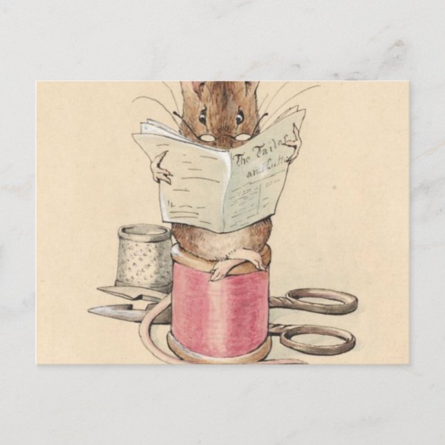 The Tailor Of Gloucester - Frontispiece - Beatrix Postcard (Front)