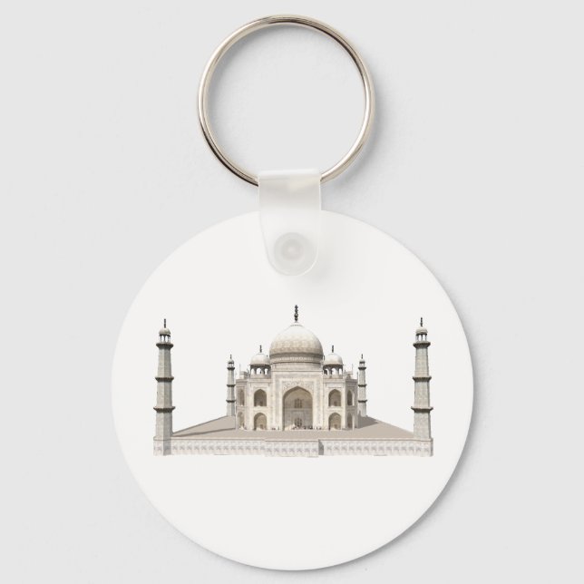 The Taj Mahal: 3D Model: Keychain (Front)
