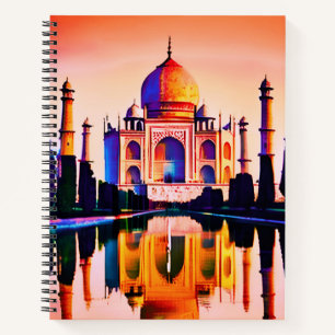 The Taj Mahal Against a Sunset Sky Journal 