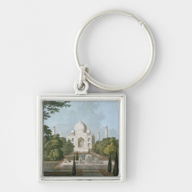 The Taj Mahal, Agra, from the Garden Keychain (Front)