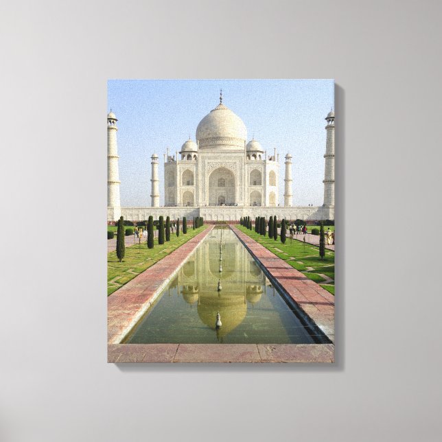 The Taj Mahal, Agra, Uttar Pradesh, India, Canvas Print (Front)