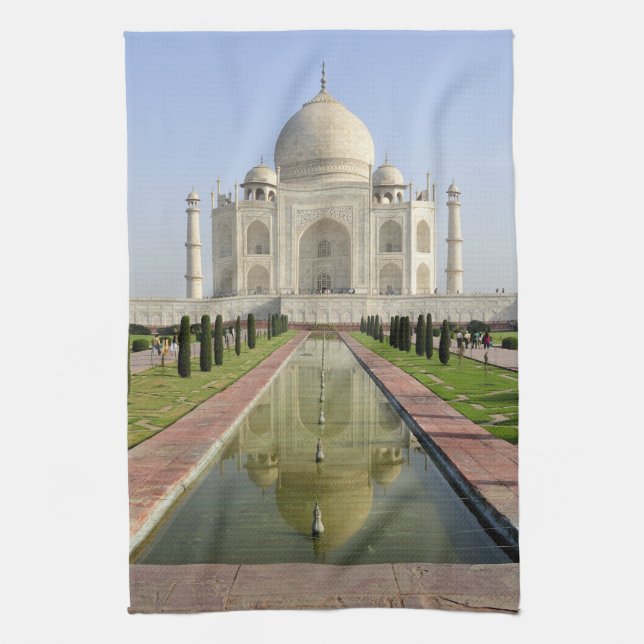The Taj Mahal, Agra, Uttar Pradesh, India, Kitchen Towel (Vertical)
