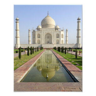The Taj Mahal, Agra, Uttar Pradesh, India, Photo Print