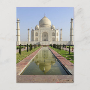 The Taj Mahal, Agra, Uttar Pradesh, India, Postcard