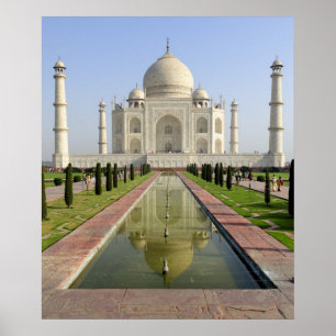 The Taj Mahal, Agra, Uttar Pradesh, India, Poster
