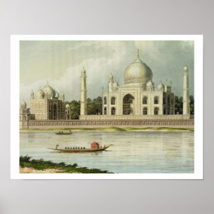 The Taj Mahal, Tomb of the Emperor Shah Jehan and Poster