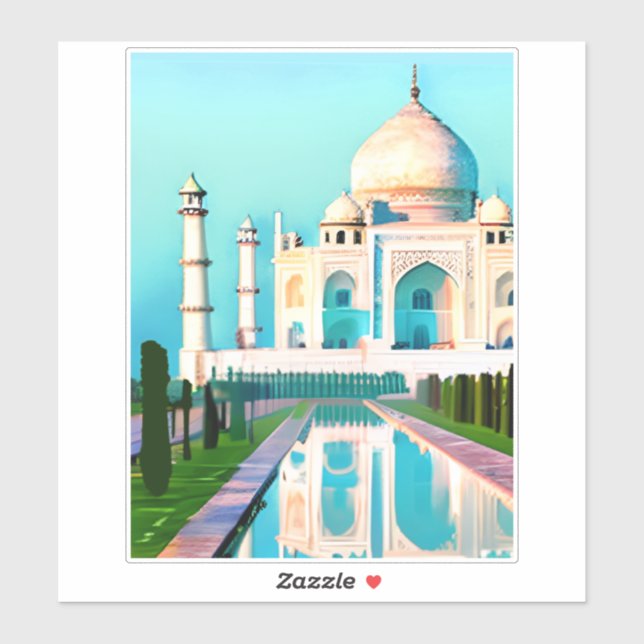 The Taj Mahal Under a Dawn Sky (Sheet)