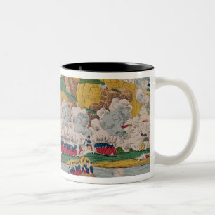 The Taking of Algiers by the French Two-Tone Coffee Mug