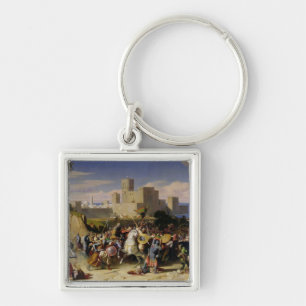 The Taking of Beirut by the Crusaders Keychain