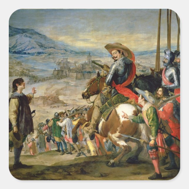 The Taking of Breisach Square Sticker (Front)