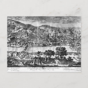 The taking of Heidelberg on 22th May 1693 Postcard