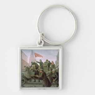 The Taking of the Moscow Kremlin in 1917, 1938 Keychain