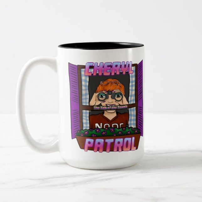 The Talk of the Townie: Cheryl Patrol Mug (Left)