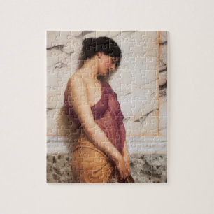 The Tambourine Girl by John William Godward Jigsaw Puzzle