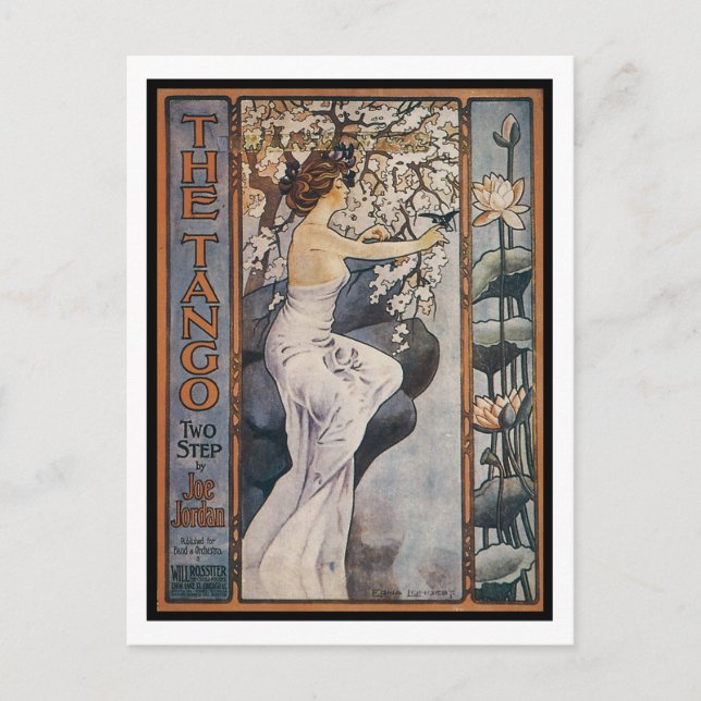 The Tango Vintage Songbook Cover Postcard (Front)