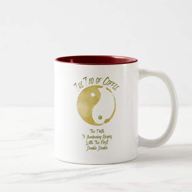 The Tao of Double Double Two-Tone Coffee Mug (Right)