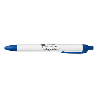 The tassel is worth the hassle blue ink pen