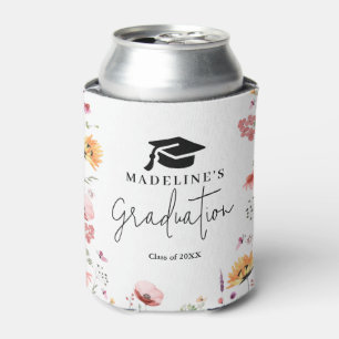 The tassel worth the hassle Wildflower Graduation Can Cooler