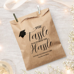 The tassle worth the hassle graduation party Favou Favour Bag