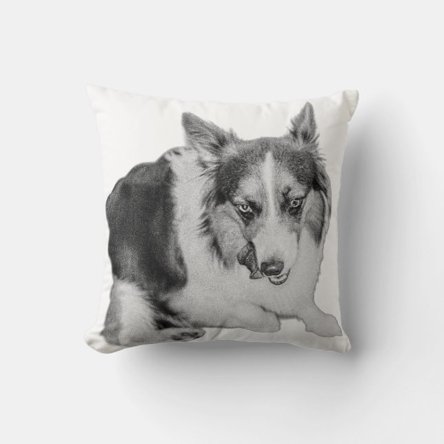 The Taste Test Throw Pillow (Front)