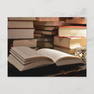 The TBR Book Stack Postcard