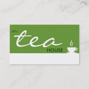 the tea house (colour customizable) loyalty card
